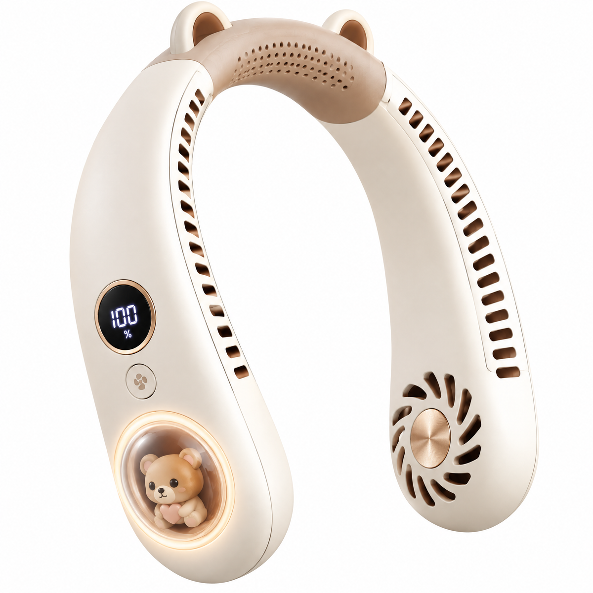 🐻 VEYRASY® Cute Bear Portable Neck Fan