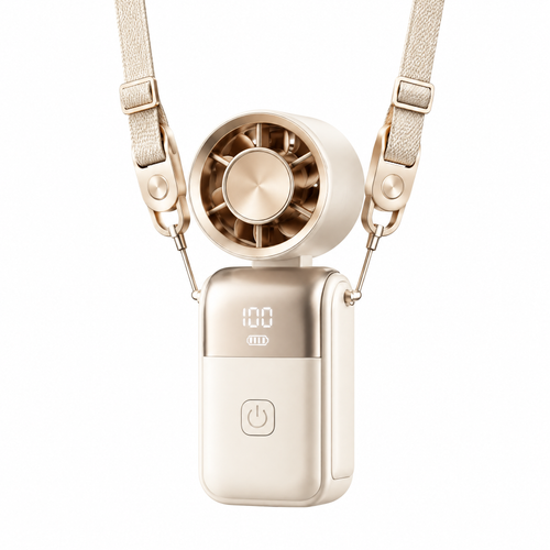 📱 VEYRASY® Ultra-Light 150g Hands-Free Wearable Neck Fan