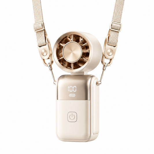 📱 VEYRASY® Ultra-Light 150g Hands-Free Wearable Neck Fan