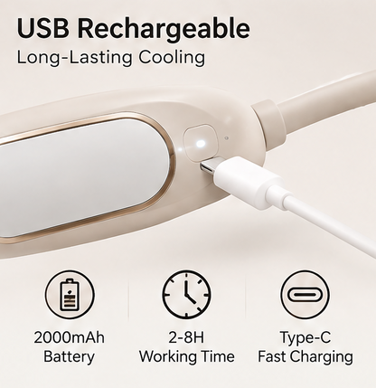 🧊 VEYRASY® Ultra-Lightweight 180g Wearable Neck Fan